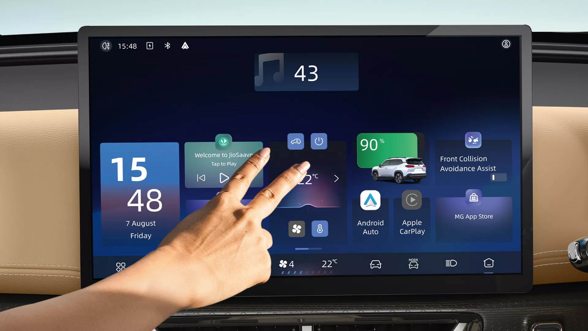 SEGMENT FIRST i-SWIPE TOUCH GESTURE CONTROL